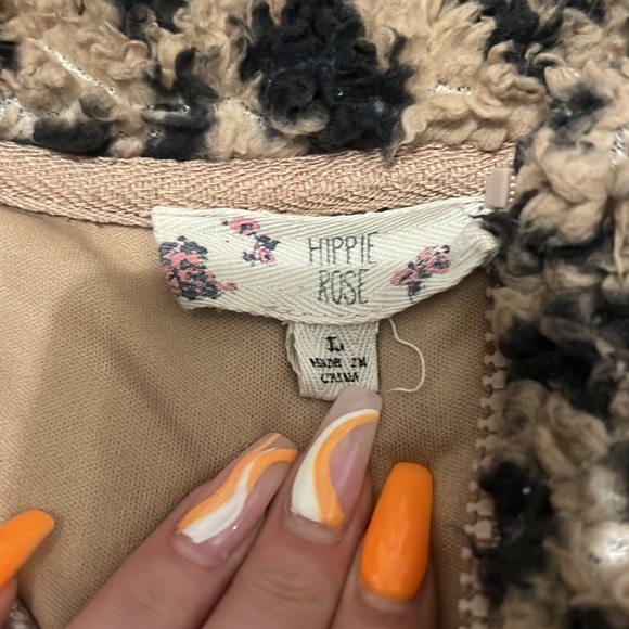 Cheetah crop top sweater - Picture 2 of 2